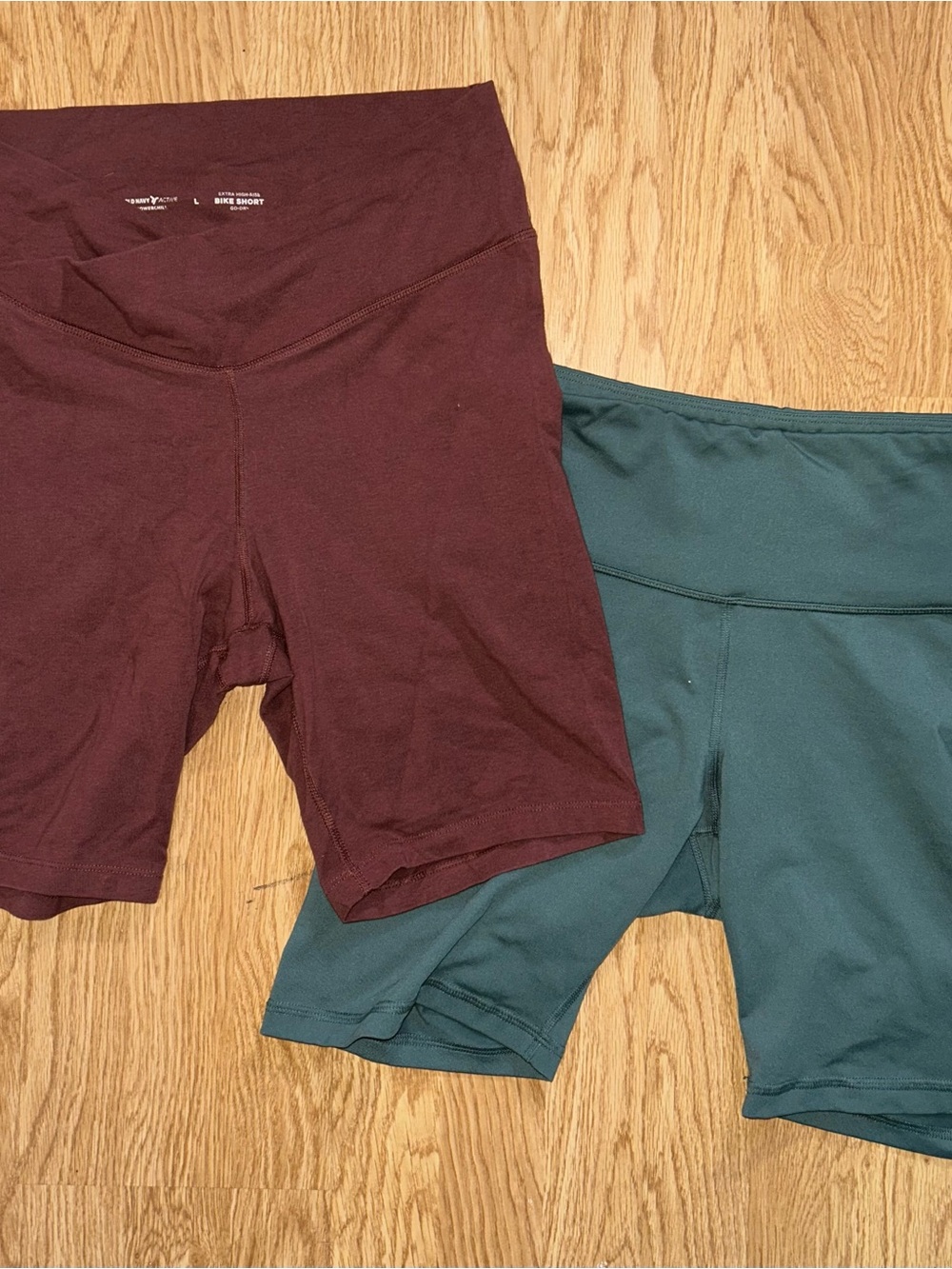 Brown and Teal Old Navy Biker Shorts Bundle